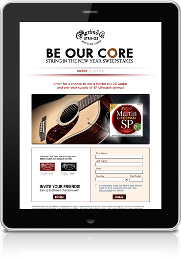 Be Our Core Sweepstakes